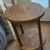 Rattan Round Telephone Table - Image 2