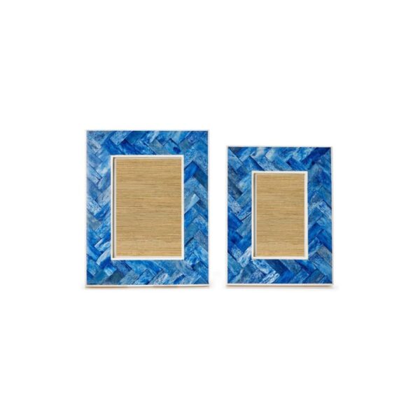 Blue Chevron Frames