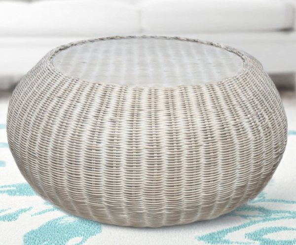 Rattan Coffee Table - Image 2