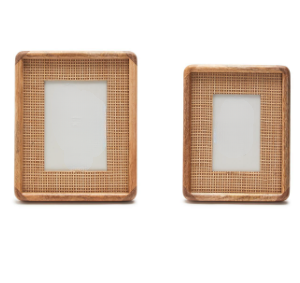 Wood & Rattan Frame