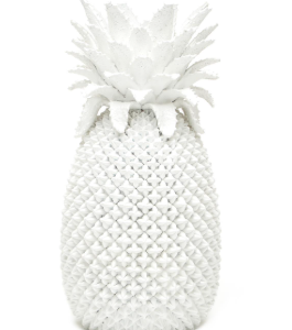 White Pineapple Vase